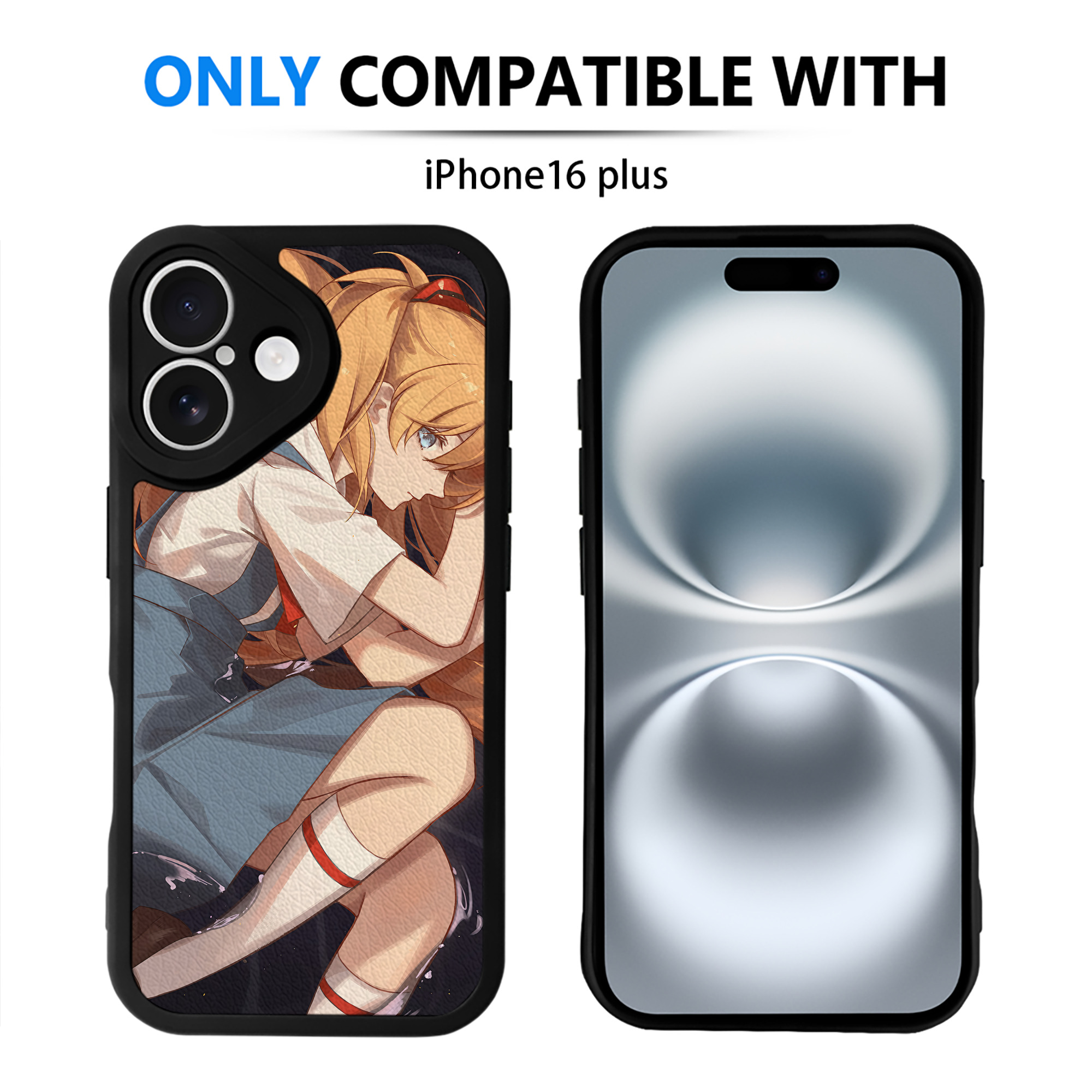 （画像用） EVA 新世紀エヴァンゲリオン 【iPhone 16シリーズ対応】シリコンスマホケース（レザー調） 材質：シリコン